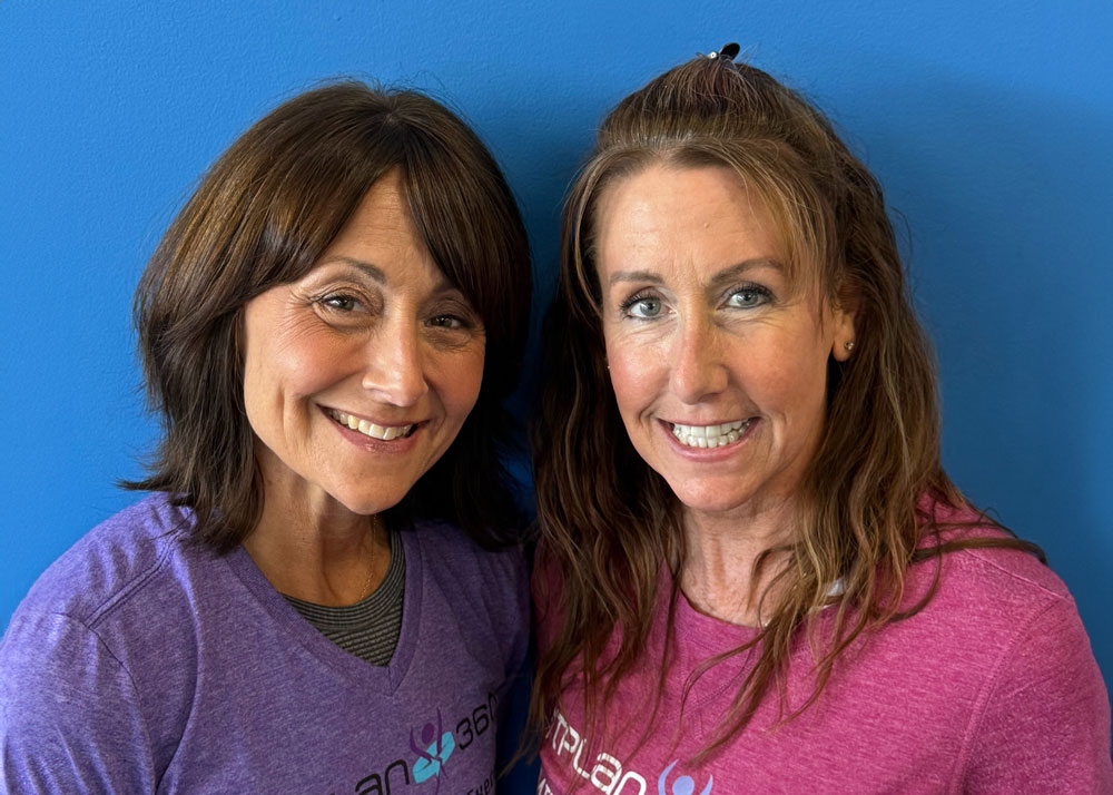 Beckie Houser and Tracy Pivo at FitPlan 360°